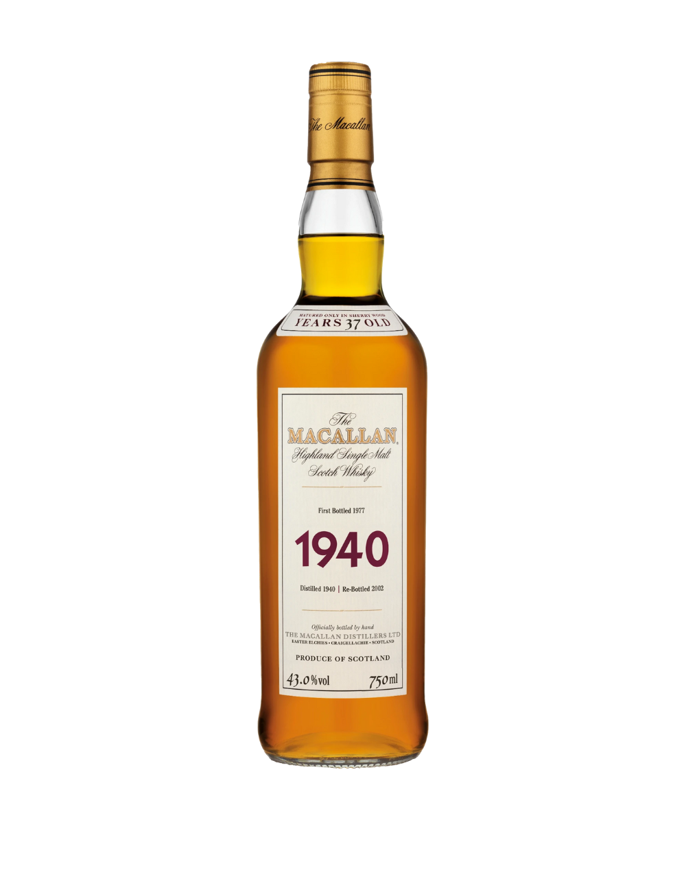The Macallan Fine & Rare 1940 B1977