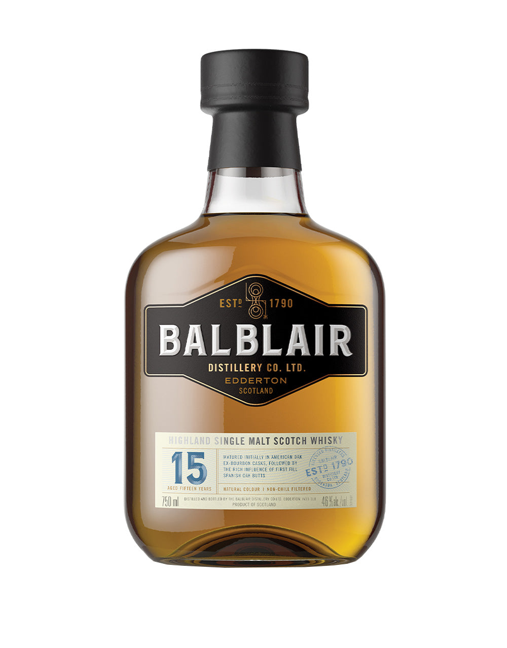 BALBLAIR 15 YEAR OLD SCOTCH WHISKY