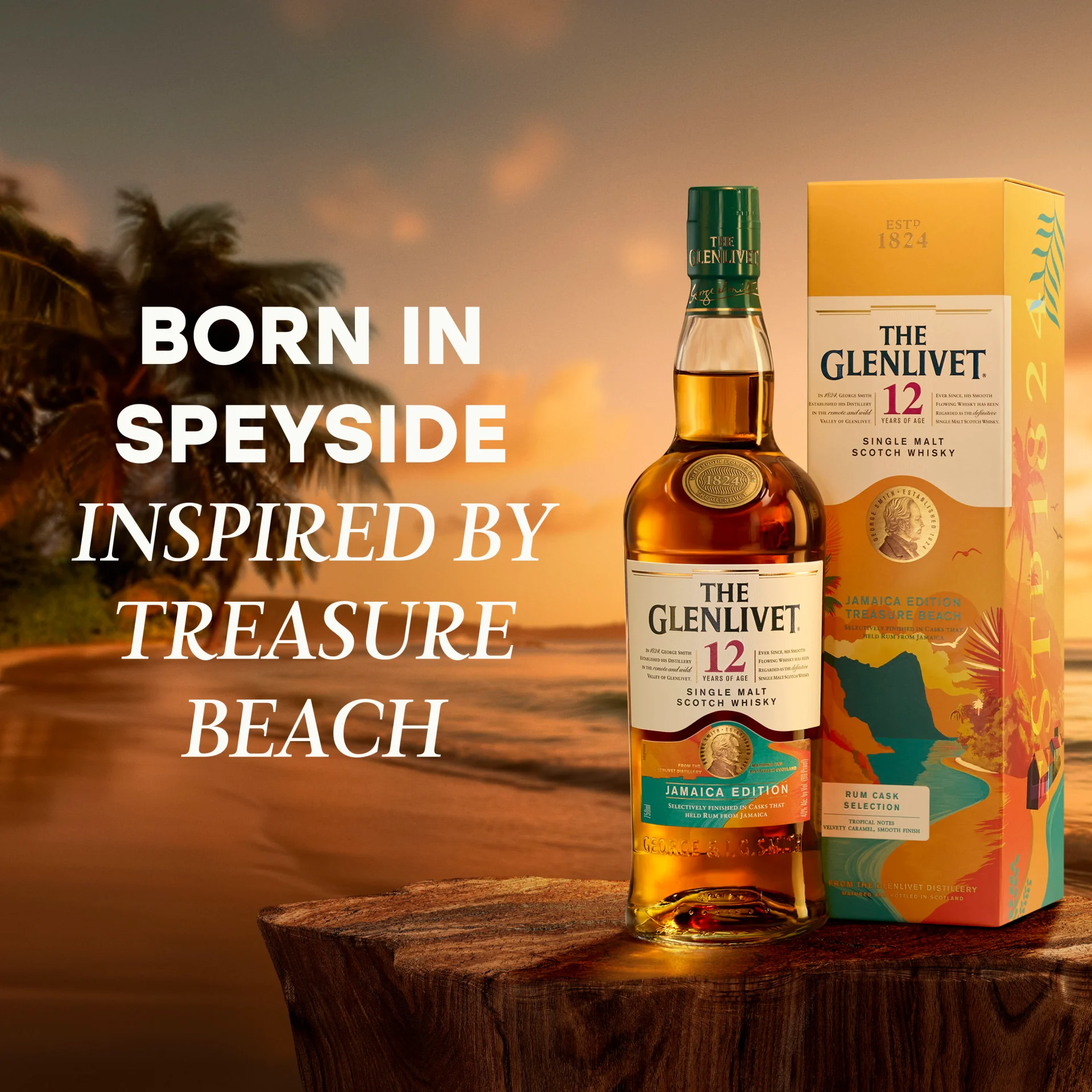 The Glenlivet 12 Years Old Jamaica Rum Cask Selection Single Malt