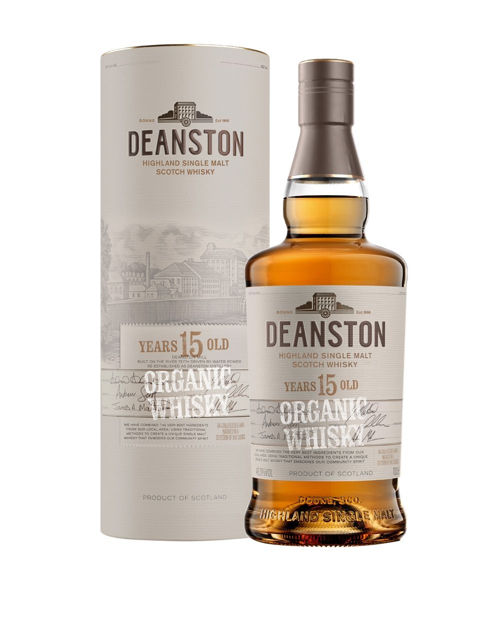 Deanston 15 Year Old Organic Scotch Whisky | ReserveBar