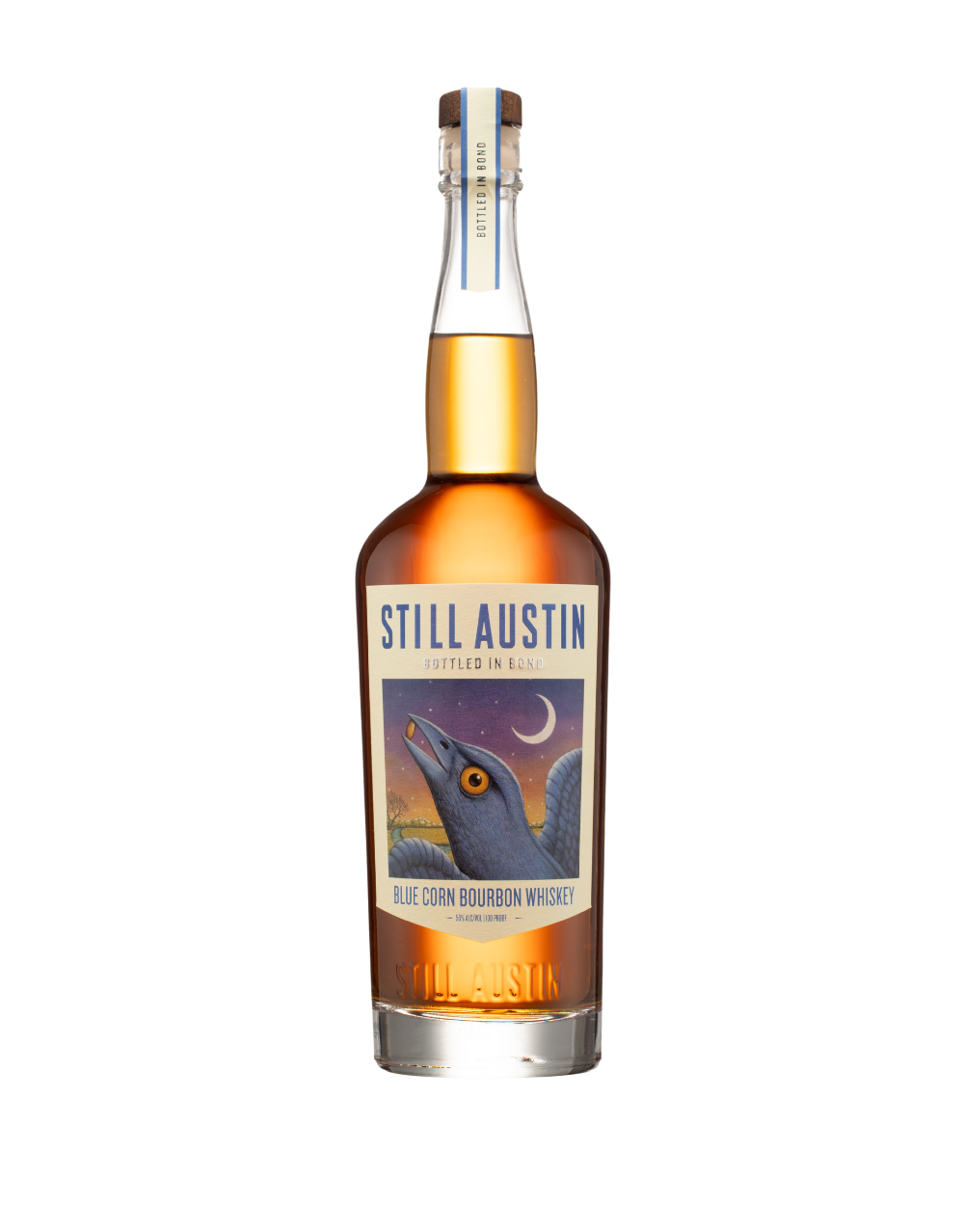 STILL AUSTIN WHISKEY CO. BOURBON BOTTLED IN BOND BLUE CORN