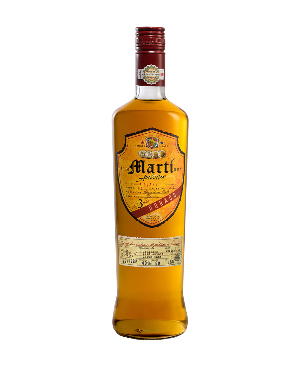 MARTÍ AUTÉNTICO DORADO AGED RUM