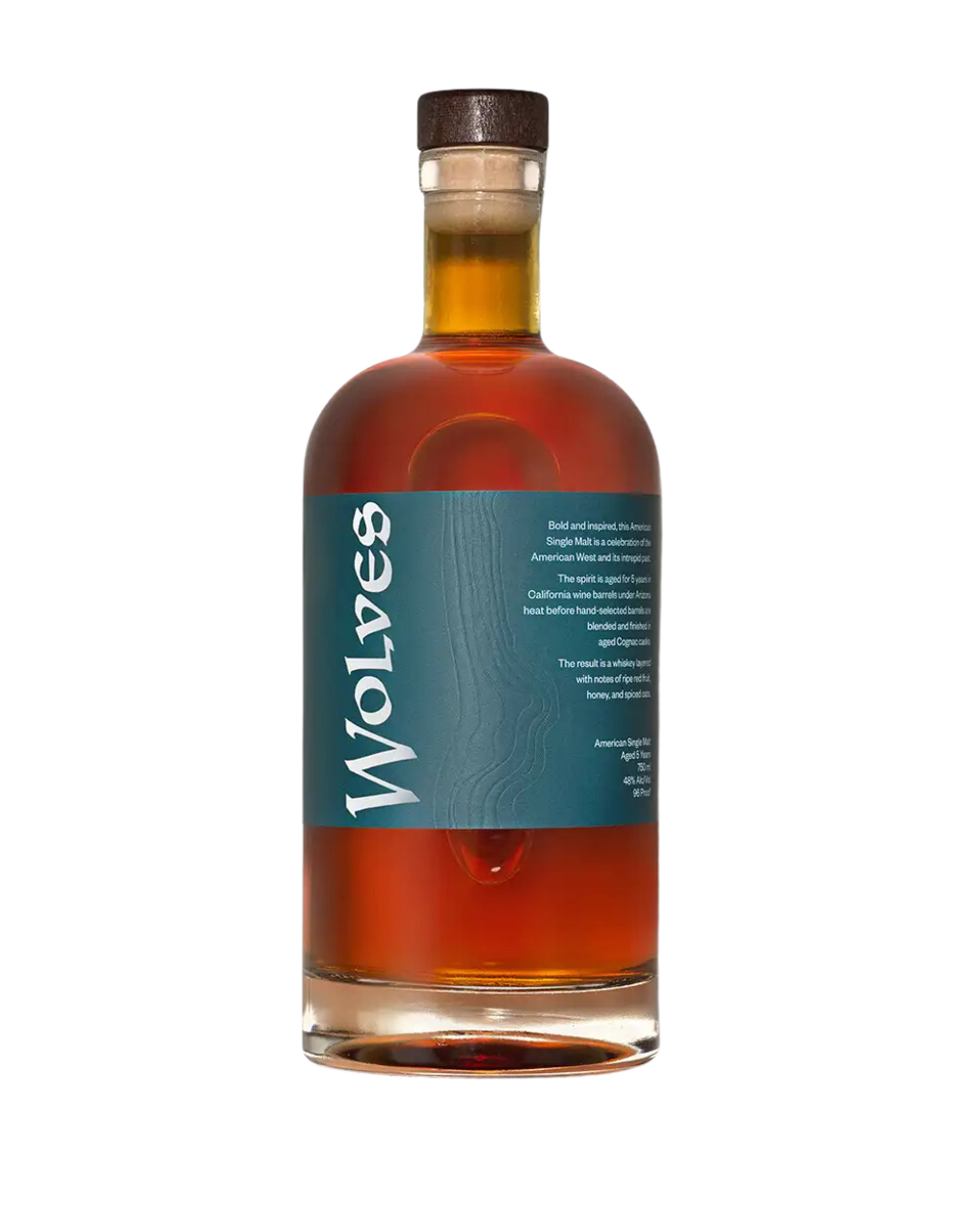 WOLVES 5 YEAR OLD AMERICAN SINGLE MALT WHISKEY