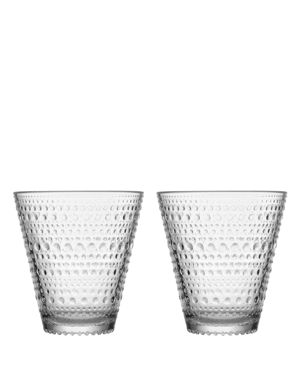 IITTALA KASTEHELMI 10.14 OZ. TUMBLER SET- CLEAR