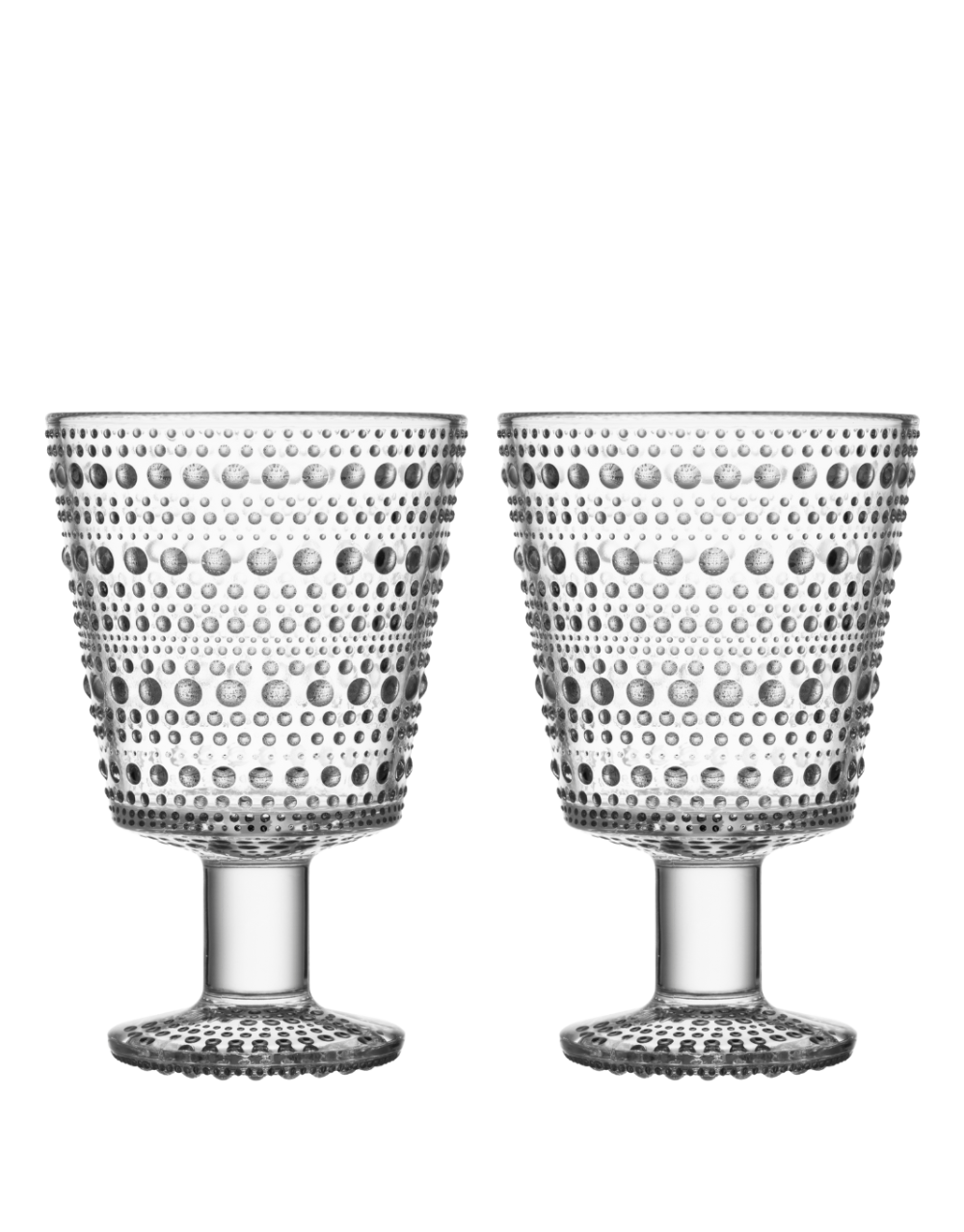 IITTALA KASTEHELMI 8.8 OZ. UNIVERSAL GLASS SET- CLEAR