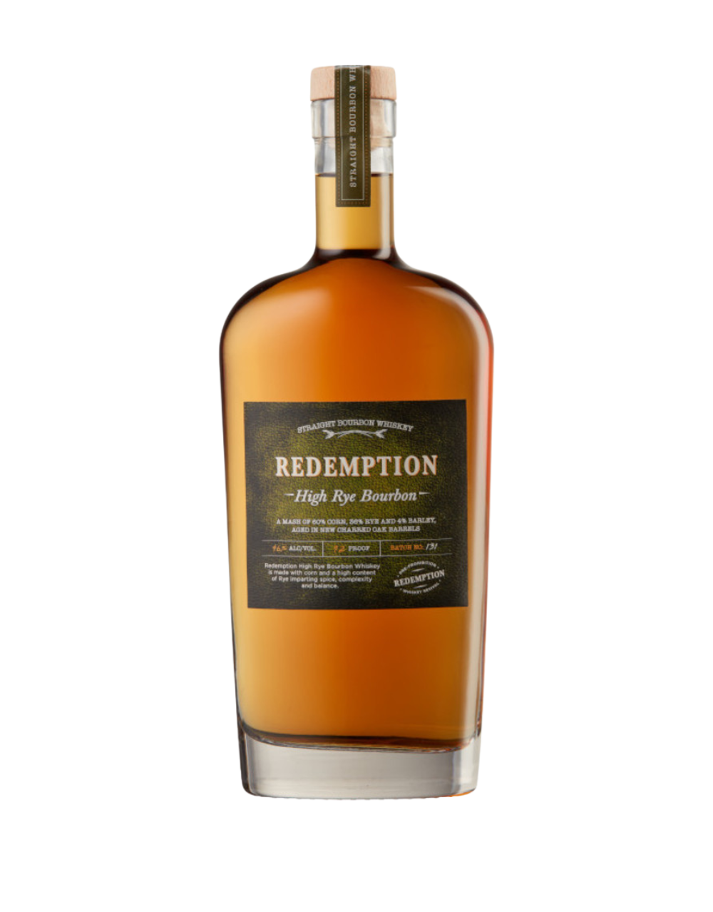 REDEMPTION HIGH RYE BOURBON WHISKEY