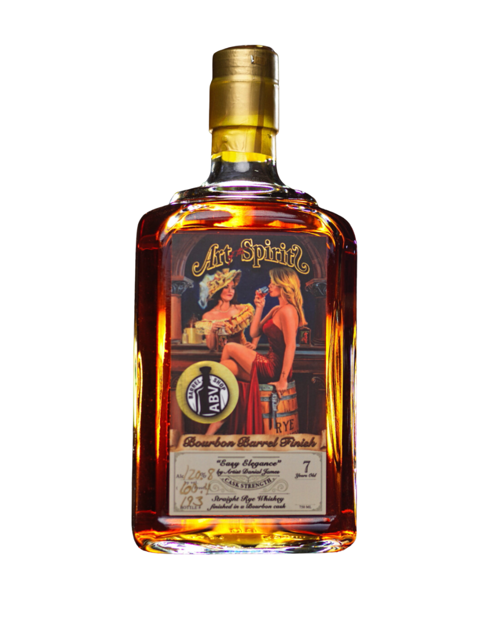 ART OF THE SPIRITS BOURBON FINISH - CASK STRENGTH "EASY ELEGANCE" STRAIGHT RYE WHISKEY