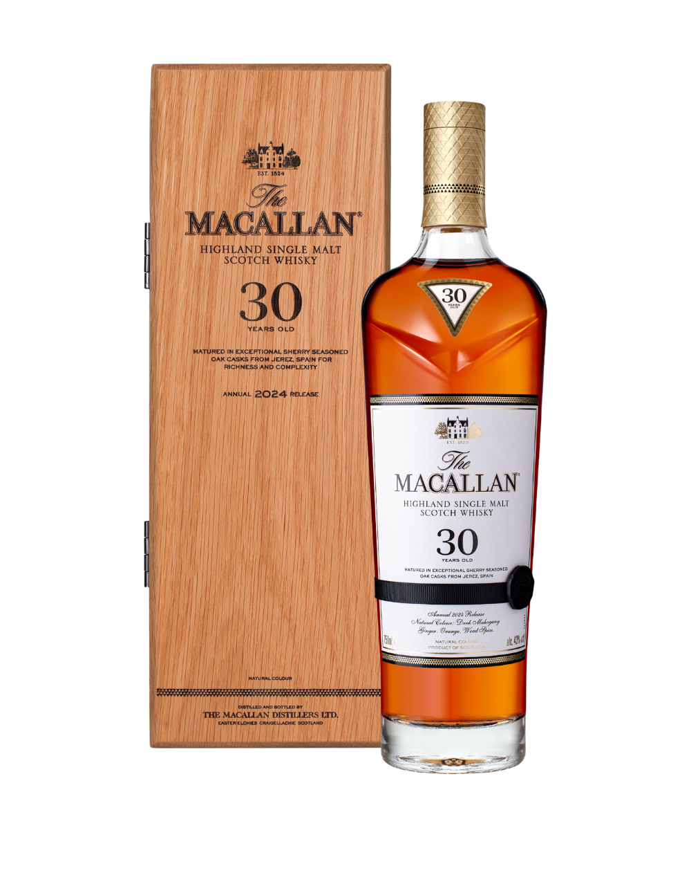G*o様 MACALLAN 30 Years Old Sherry Oak ギフ The Macallan Sherry Oak 30 Years Old Single Malt Whisky 2024