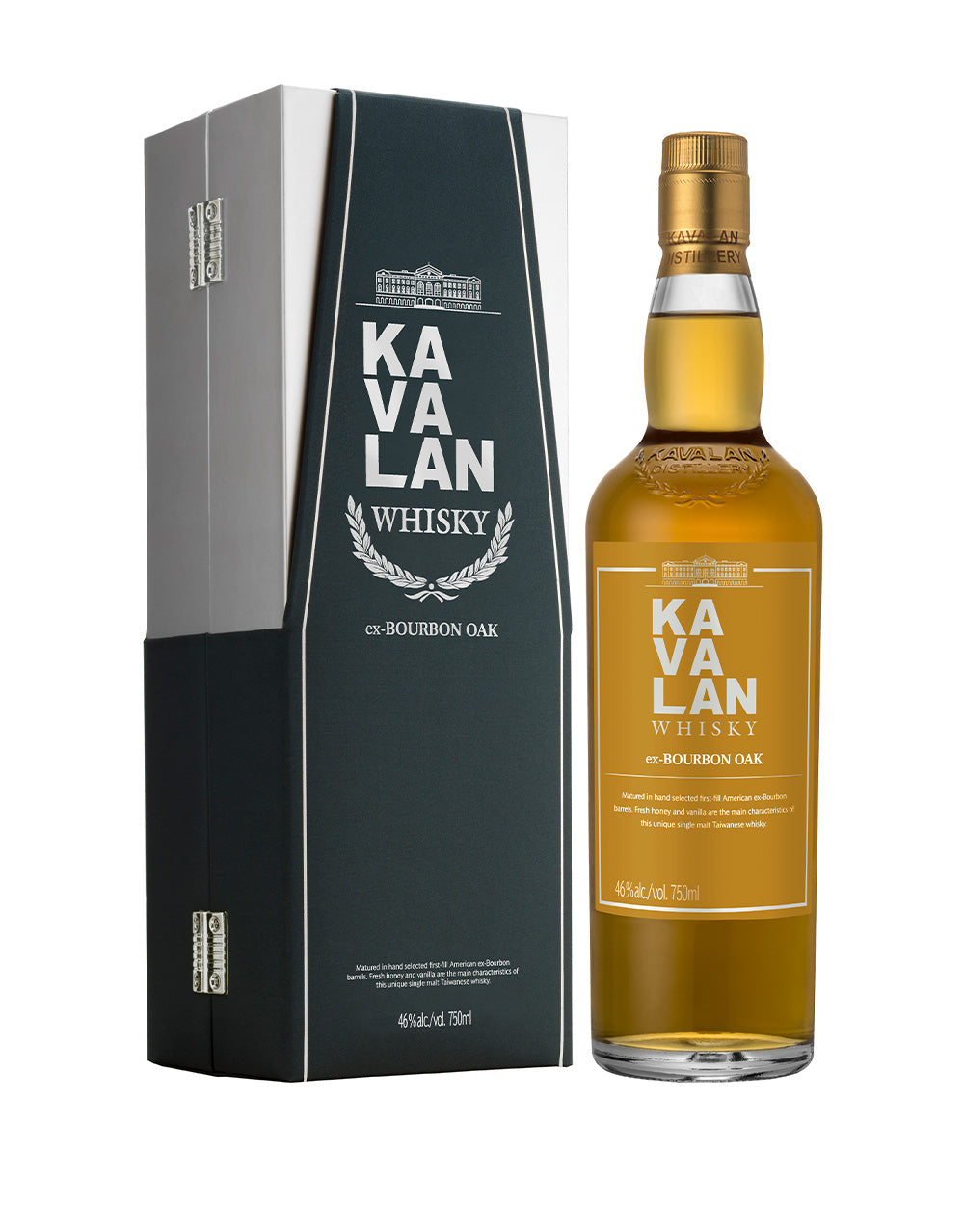 KAVALAN EX-BOURBON OAK 700ml 46度 Kavalan Ex-bourbon Oak Single Malt Whisky | ReserveBar