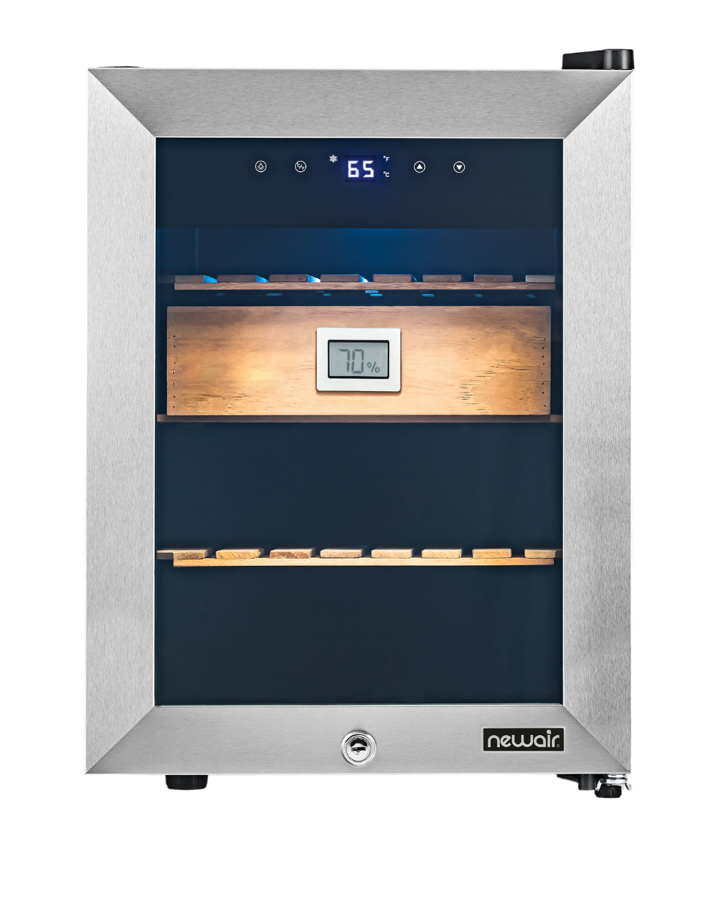 NEWAIR 250 COUNT SMOKERS CLUB HUMIDOR