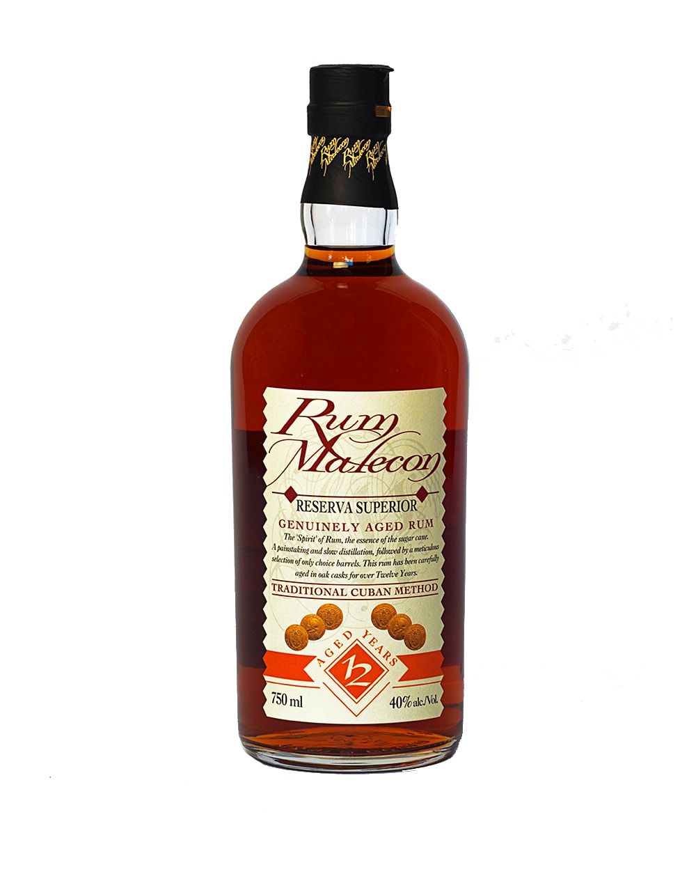 MALECON RESERVA SUPERIOR RUM 12 YEAR