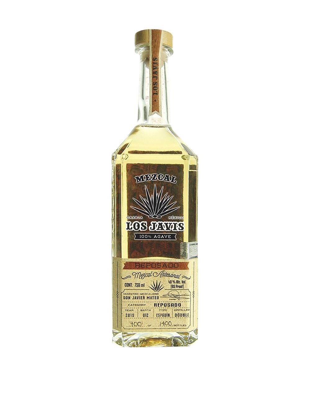 MEZCAL LOS JAVIS REPOSADO