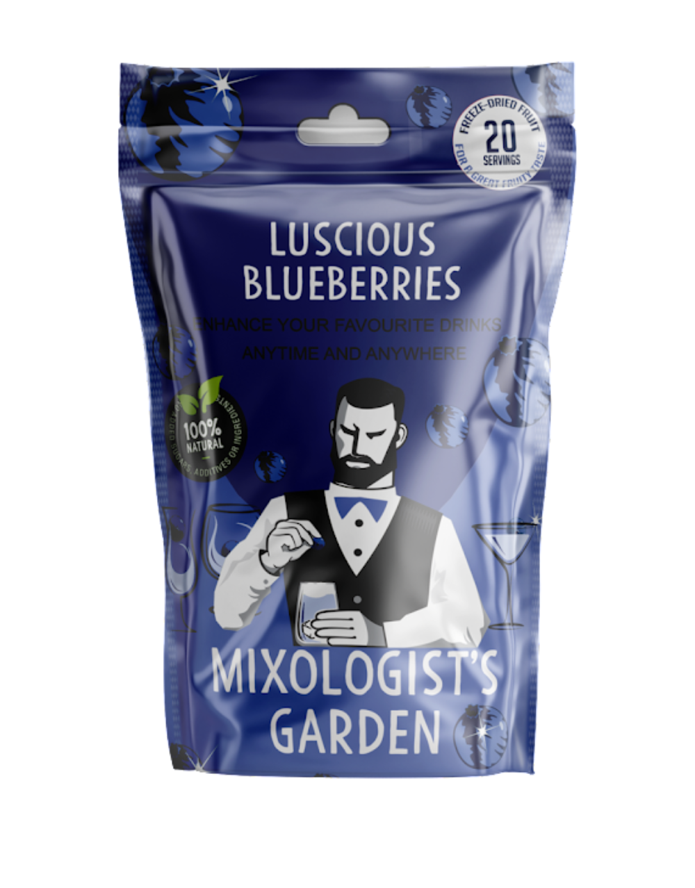 MIXOLOGIST'S GARDEN FREEZE DRIED BLUEBERRIES