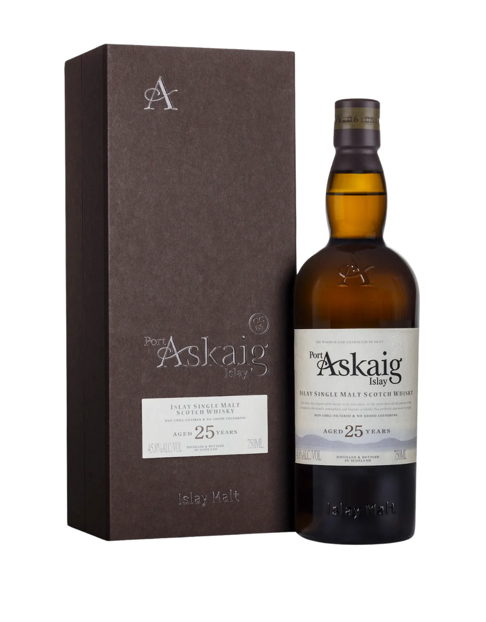PORT ASKAIG 25 YEAR OLD ISLAY SINGLE MALT WHISKY
