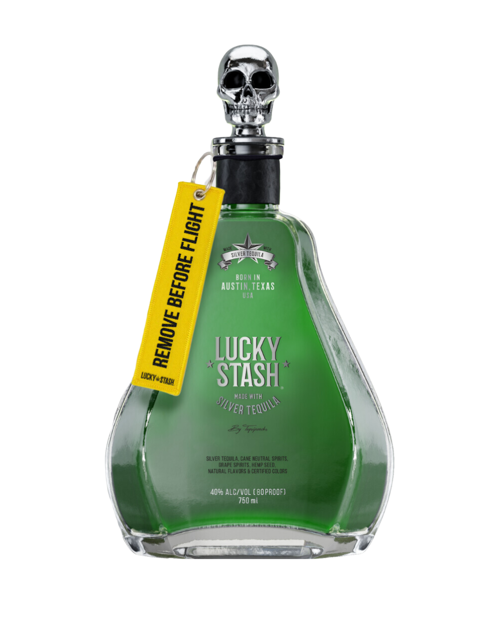 LUCKY STASH HEMP INFUSED TEQUILA HIGH PROOF EDITION