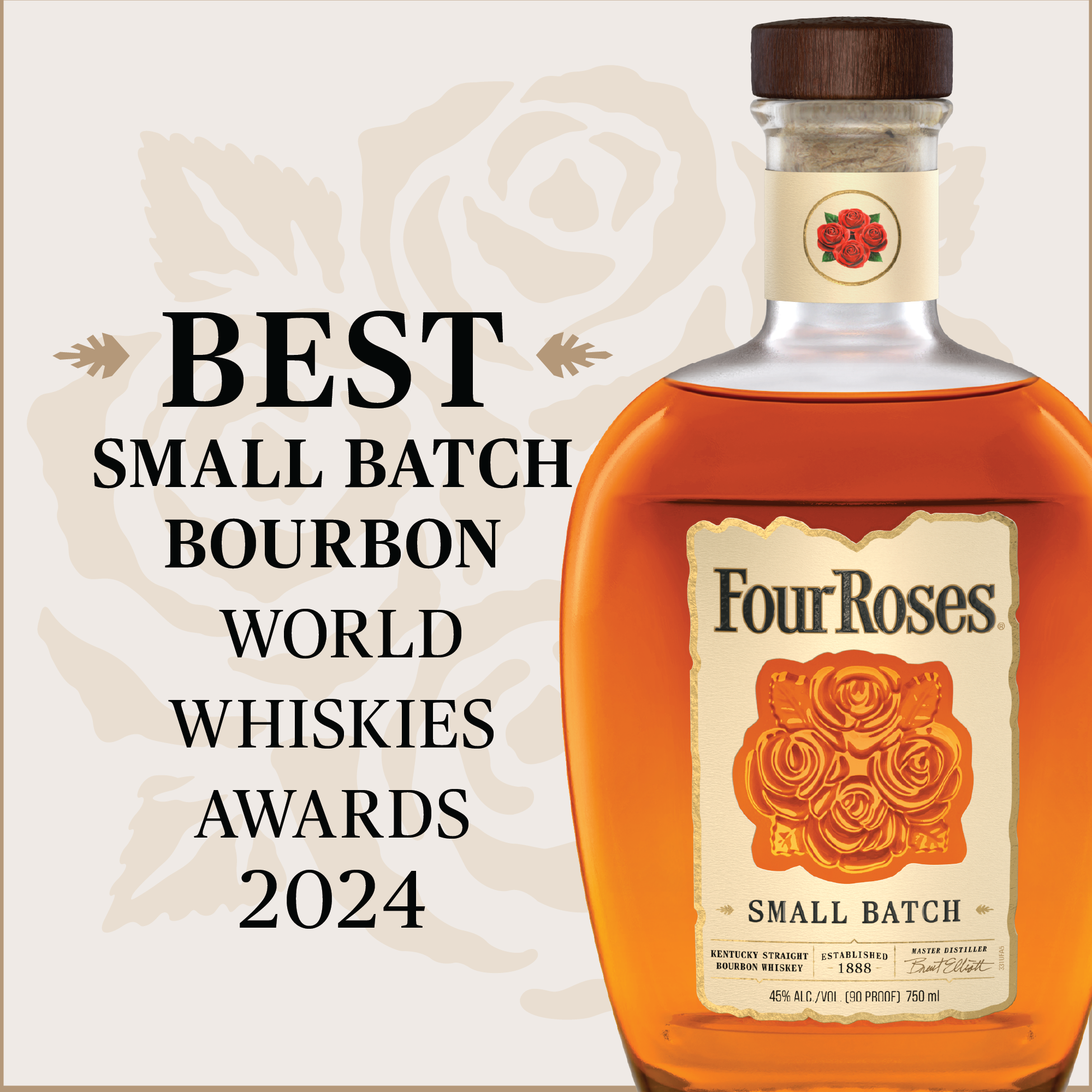 Four Roses Small Batch 750ml バーボンウィスキー Four Roses Small Batch Bourbon | 750 ml Bottle