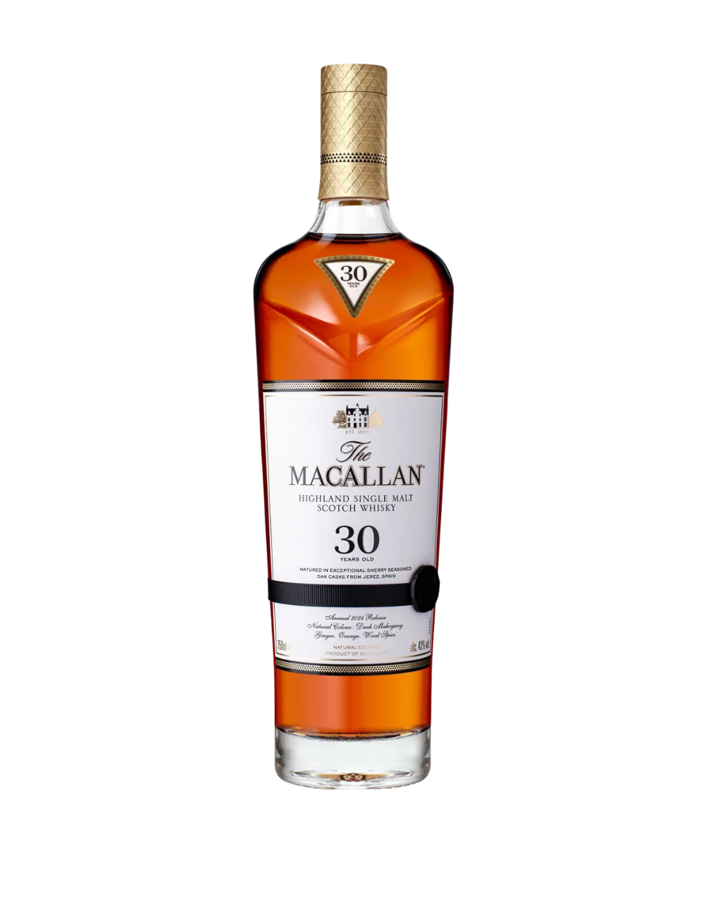 THE MACALLAN SHERRY OAK 30 YEARS OLD SINGLE MALT WHISKY 2024 RELEASE