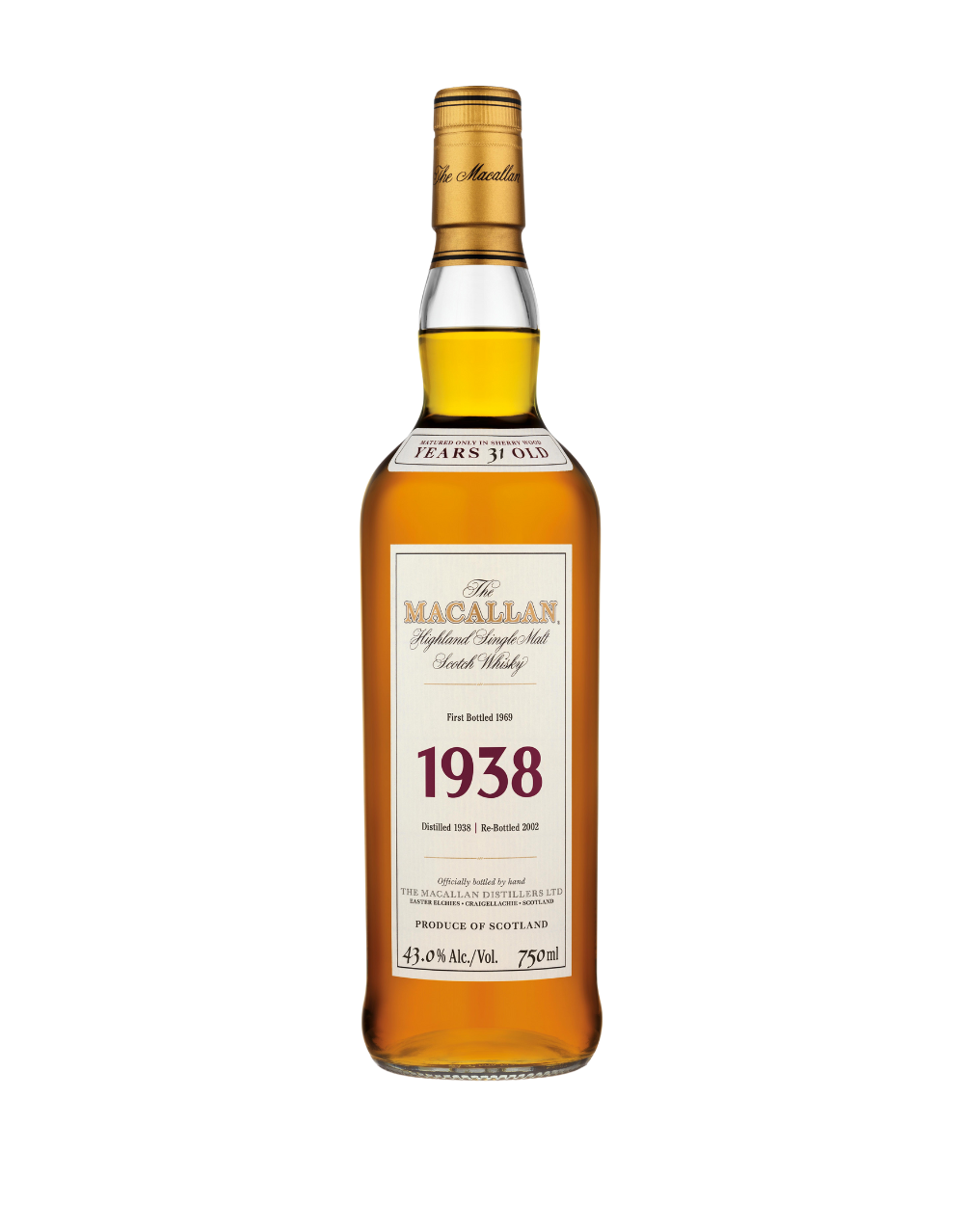 THE MACALLAN FINE & RARE 1938 B1969