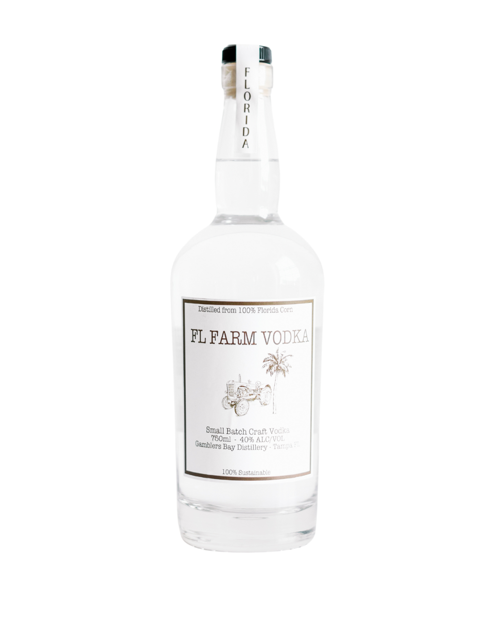 GAMBLERS BAY DISTILLERY FLORIDA FARM VODKA