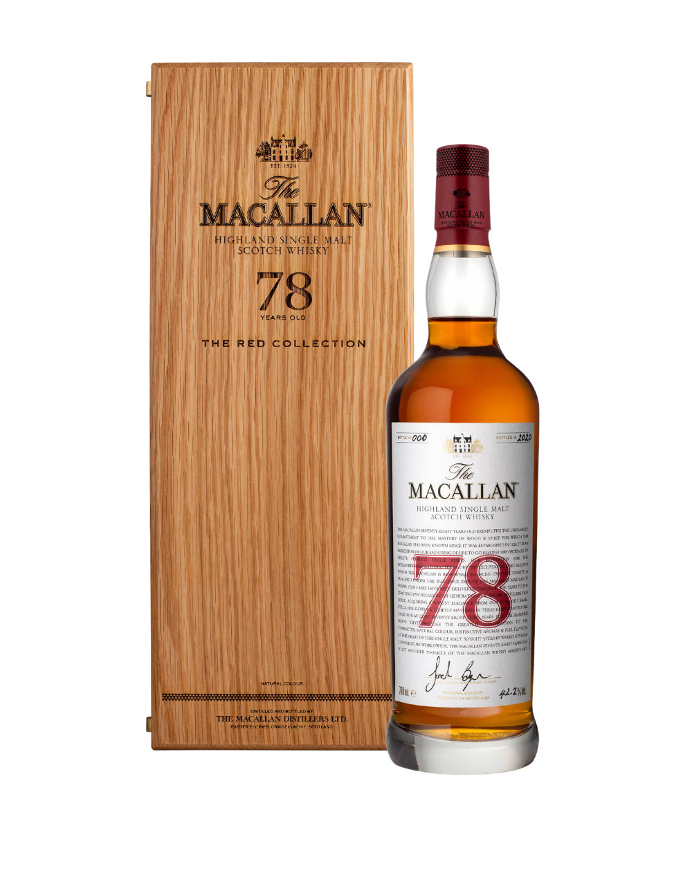 The Macallan Red Collection 78 Years Old