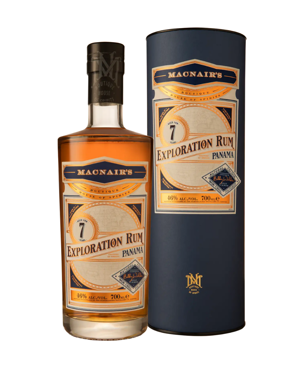 MACNAIR'S PANAMA 7 YEAR OLD UNPEATED EXPLORATION RUM