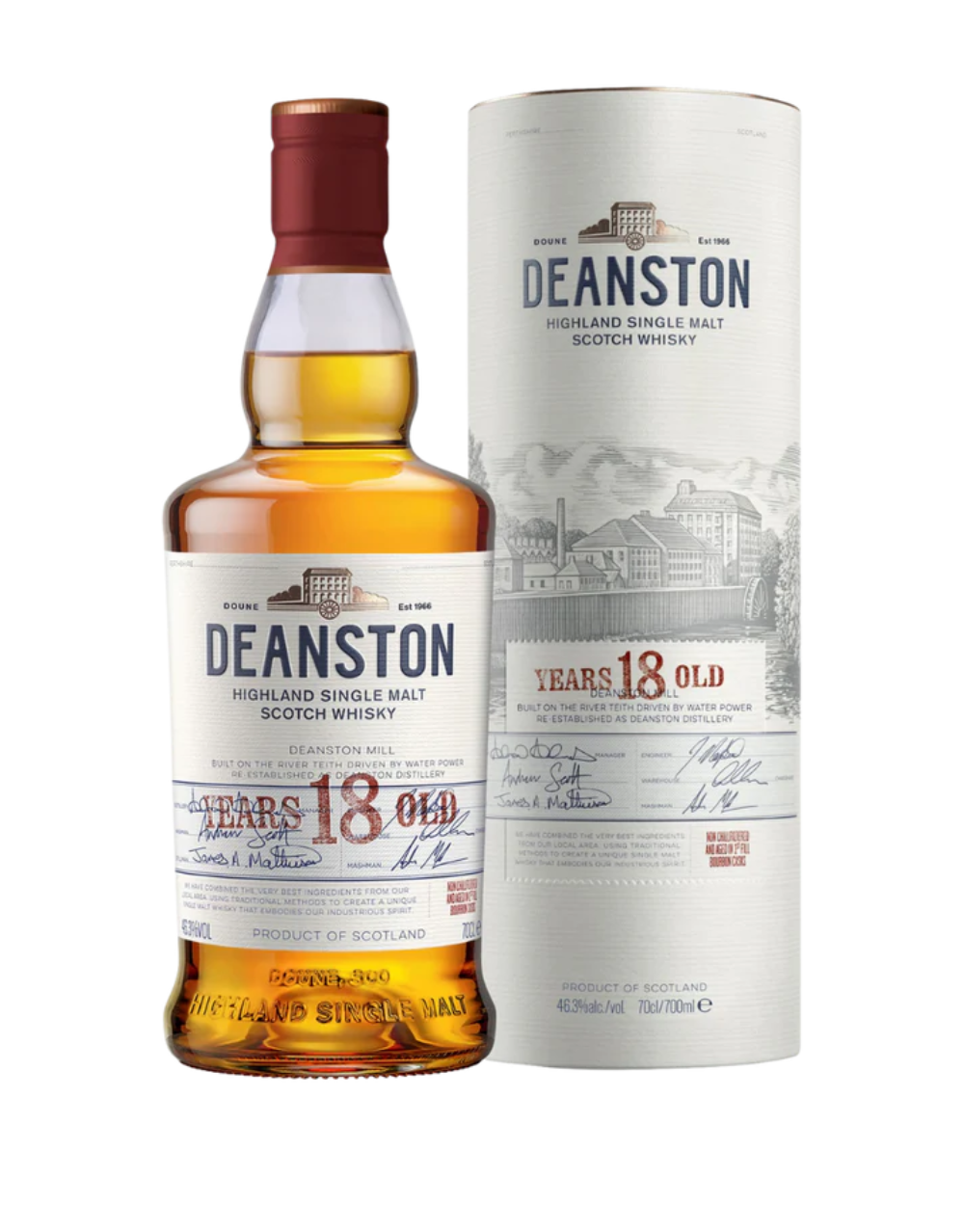 DEANSTON 18-YEAR-OLD OAK HIGH SCOTCH WHISKY