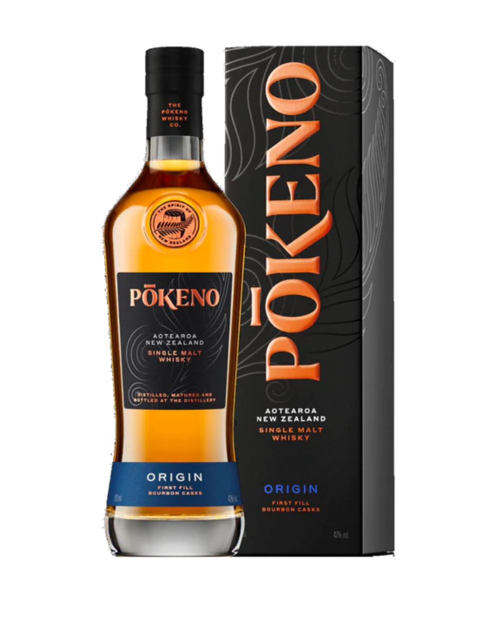 PŌKENO ORIGIN NEW ZEALAND SINGLE MALT WHISKY