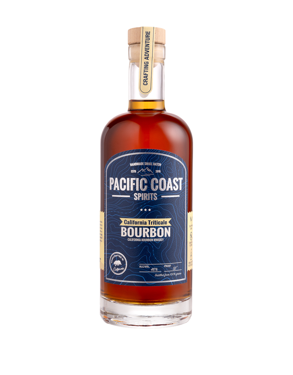 PACIFIC COAST CALIFORNIA TRITICALE BOURBON WHISKEY