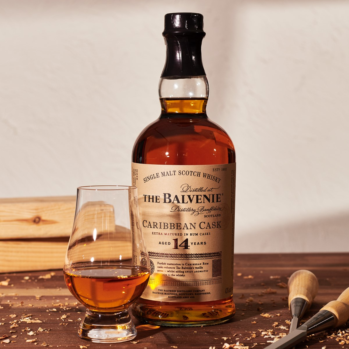 The Balvenie Caribbean Cask Aged 14 Years Single Malt Scotch