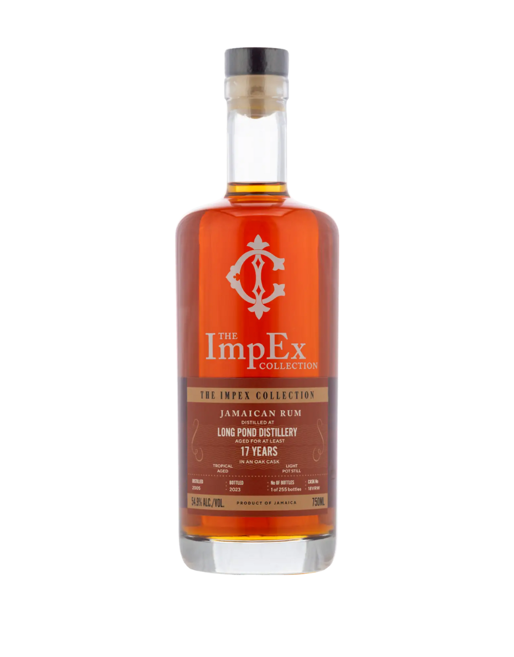 THE IMPEX COLLECTION 2005 17 YEAR OLD LONG POND RUM SINGLE CASK #18 VRW