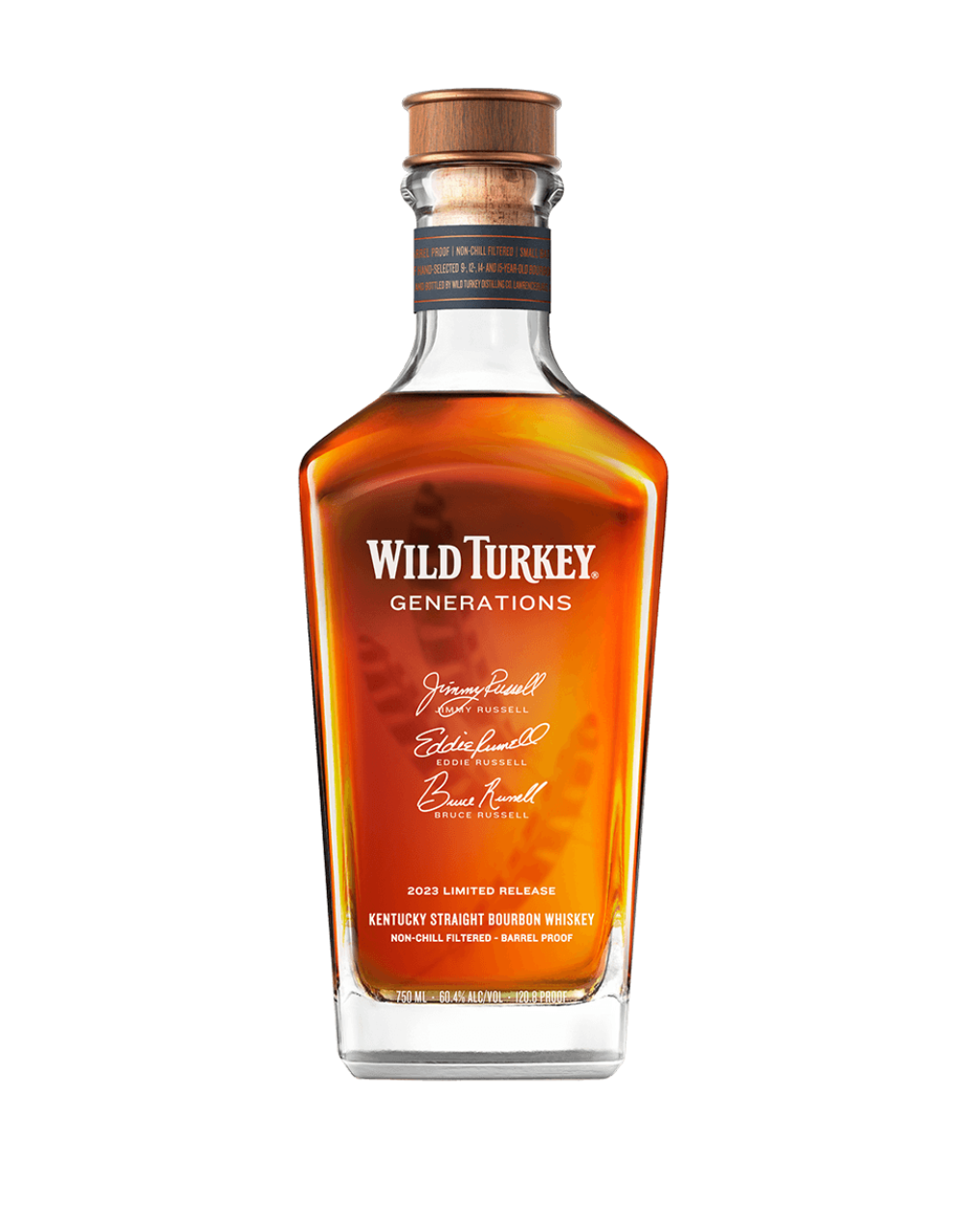 WILD TURKEY GENERATIONS KENTUCKY STRAIGHT BOURBON WHISKEY