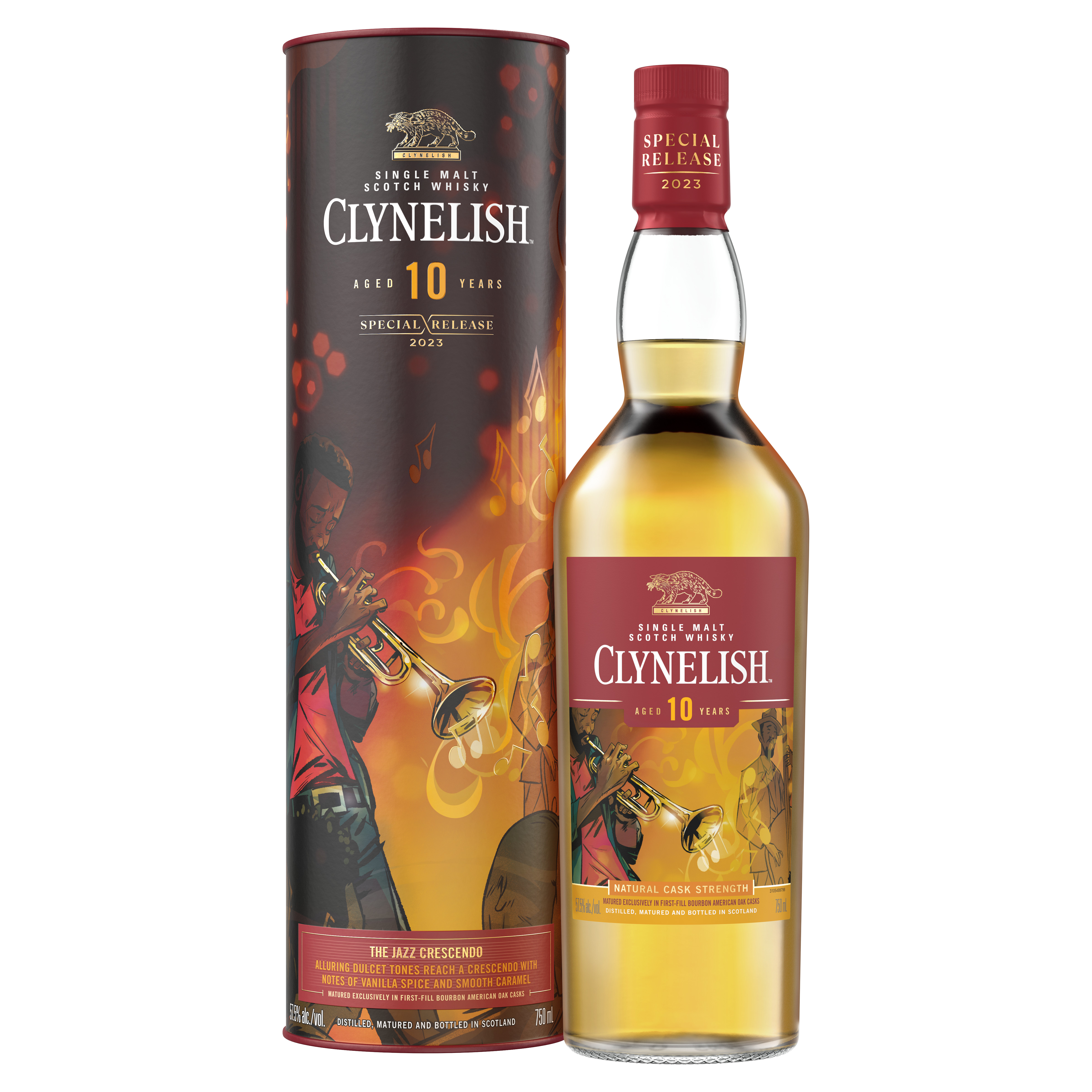 Clynelish the Jazz Crescendo 10 Year Old Single Malt Scotch Whisky