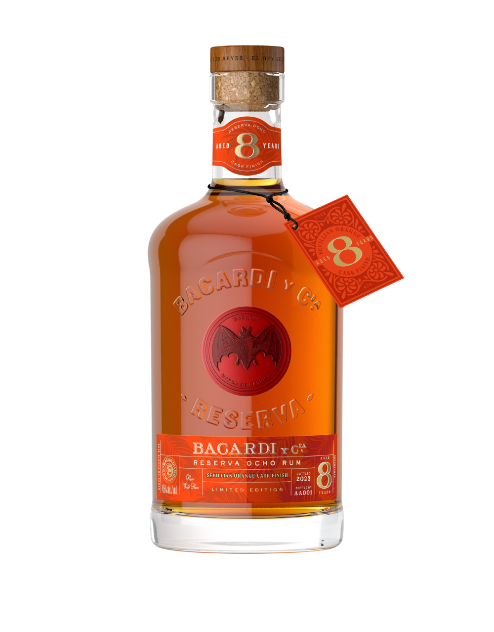 BACARDÍ RESERVA OCHO SEVILLIAN ORANGE CASK FINISH