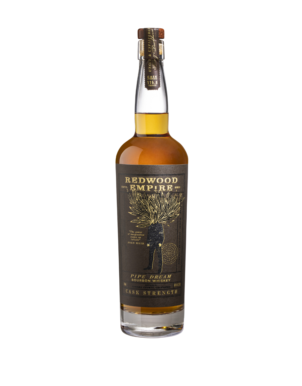 REDWOOD EMPIRE PIPE DREAM CASK STRENGTH BOURBON WHISKEY