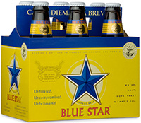 NORTH COAST BREWING CO. WHEAT BEER BLUE STAR
