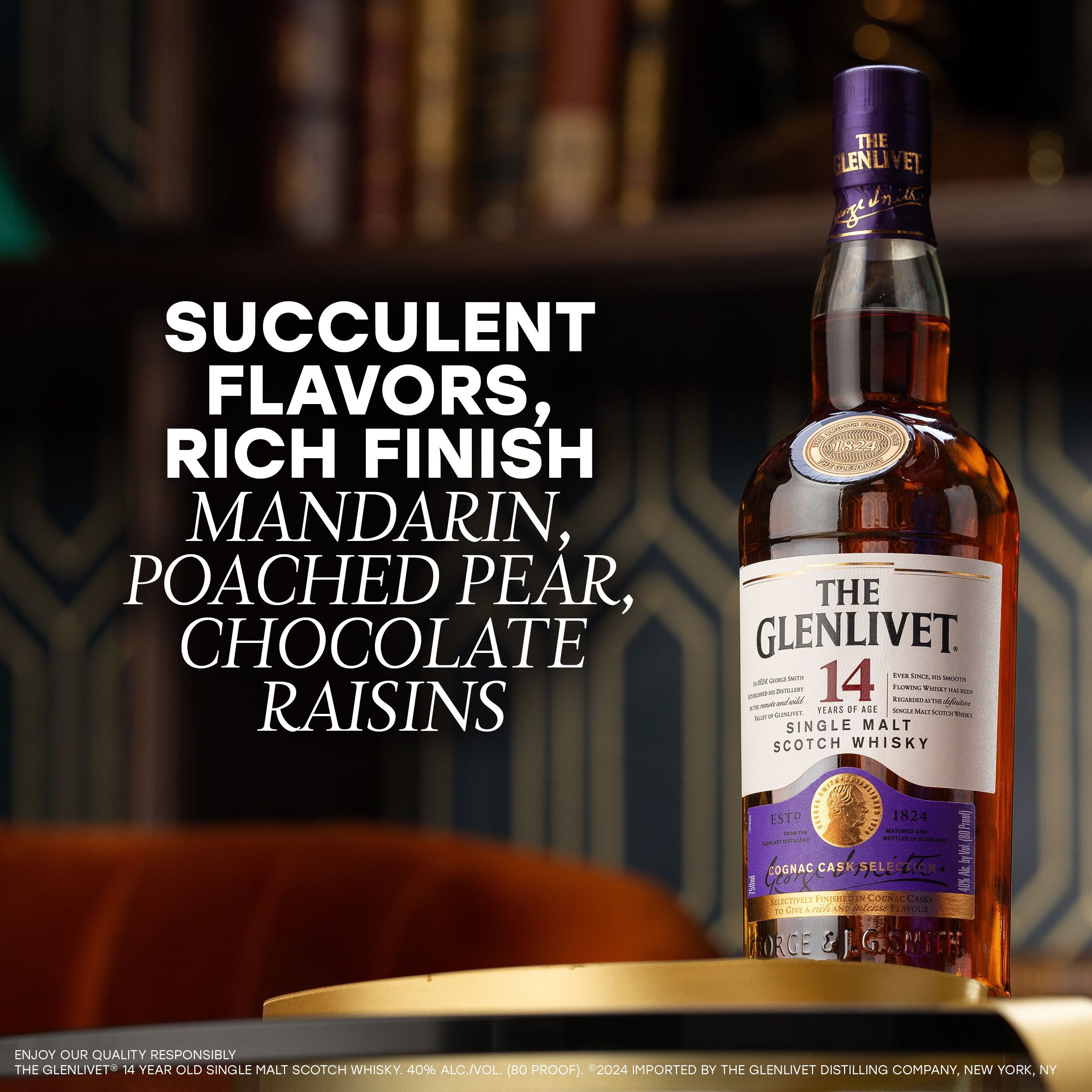 The Glenlivet 14 Year Old Single Malt Scotch Whisky | ReserveBar