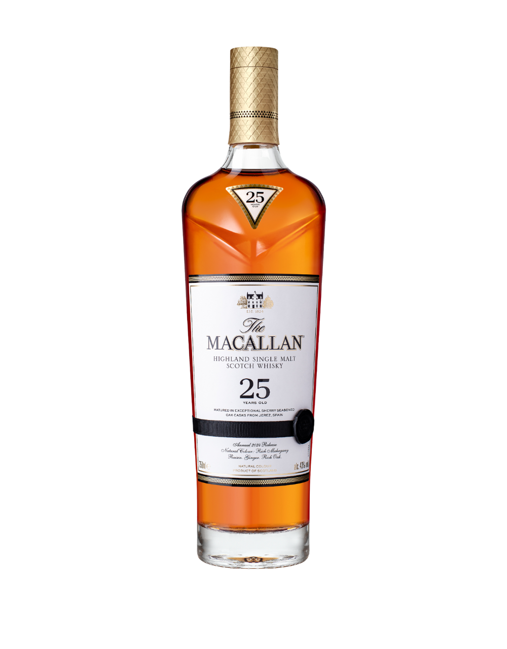 MACALLAN マッカラン 25年 2024 700ml The Macallan Sherry Oak 25 Years Old Single Malt Whisky 2024