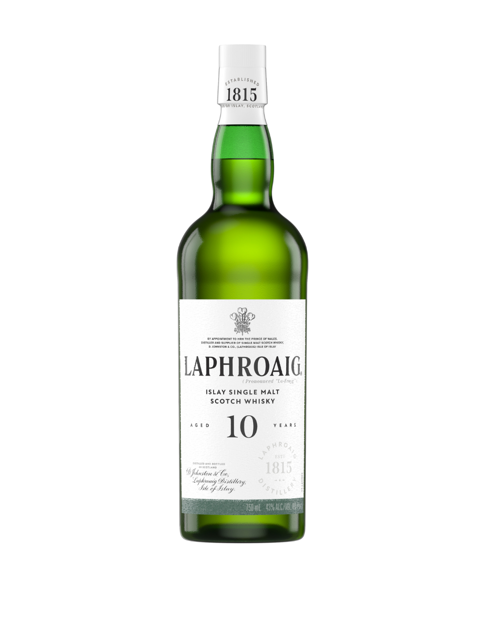 LAPHROAIG 10 YEAR OLD ISLAY SINGLE MALT SCOTCH WHISKY