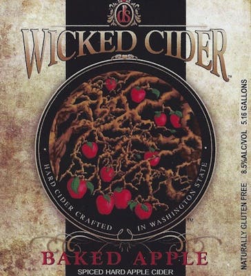 D's Wicked Cider Co. Flavored Hard Cider Baked Apple Cider