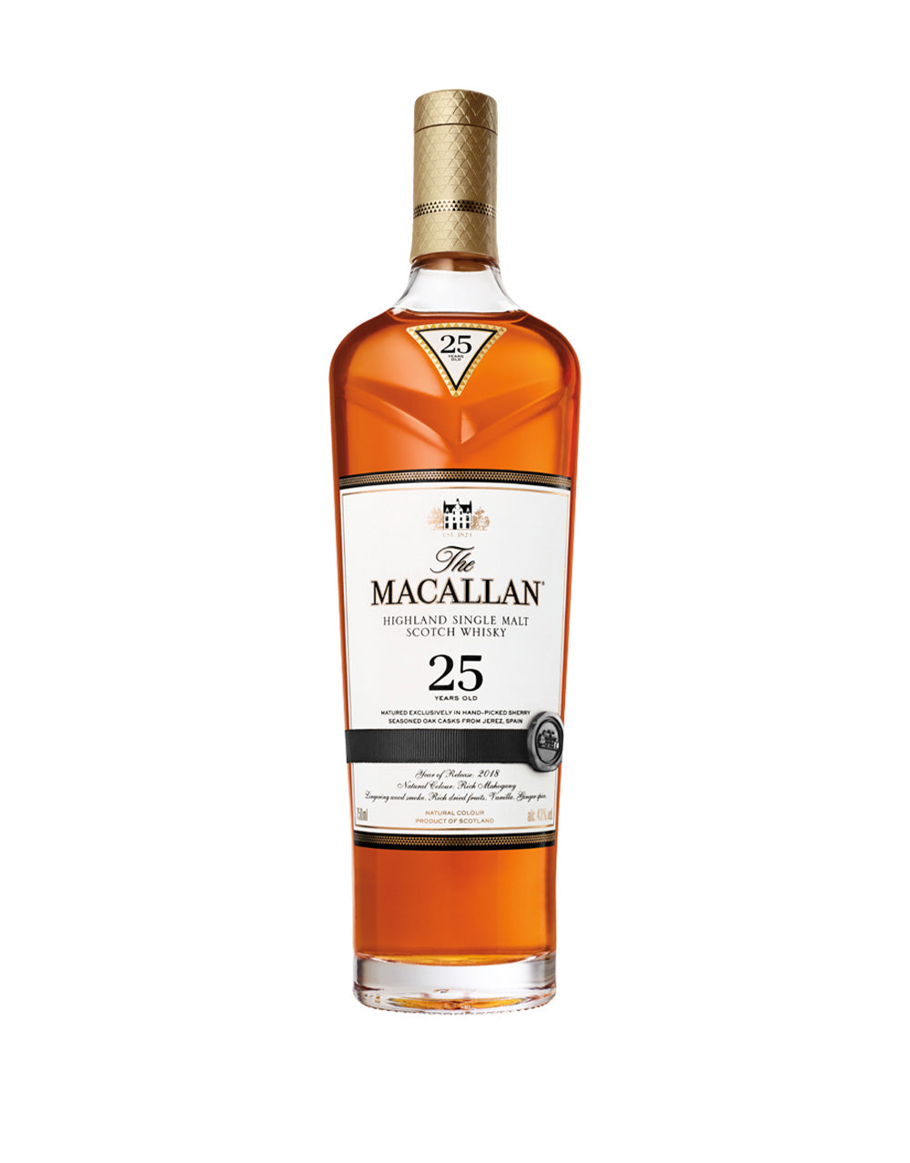【新品未開封】The Macallan 25 Years sherry oak The Macallan Sherry Oak 25 Years Old Single Malt Whisky