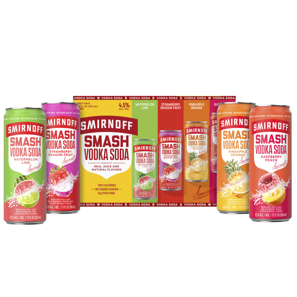 Smirnoff Smash Vodka And Soda Variety Pack