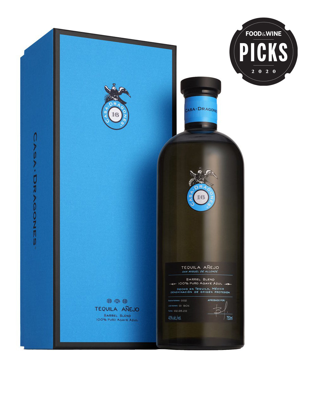 Casa Dragones テキーラ 750ml 未開封品 Casa Dragones Blanco Tequila 750ml