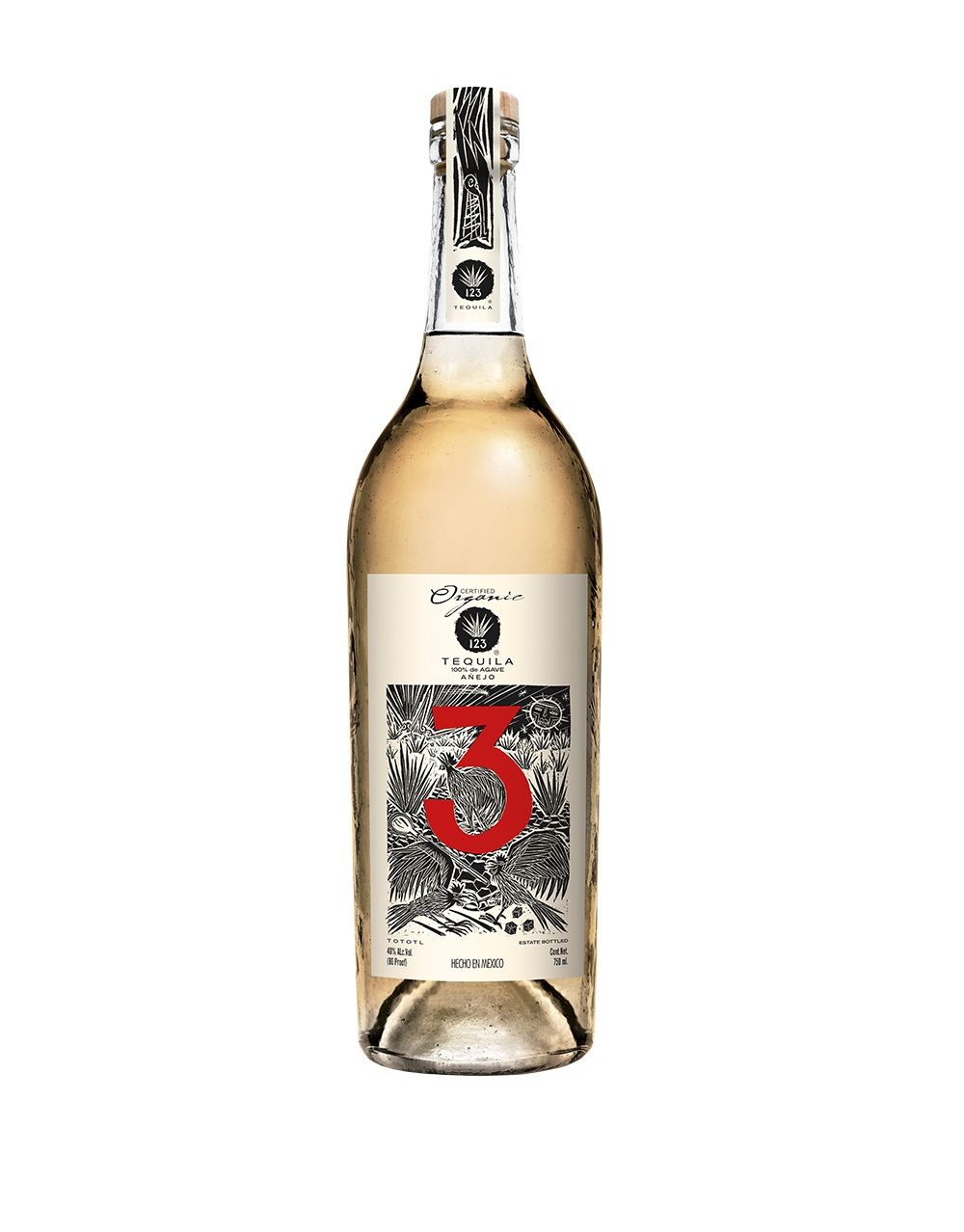 123 ORGANIC TEQUILA AÑEJO (TRES)