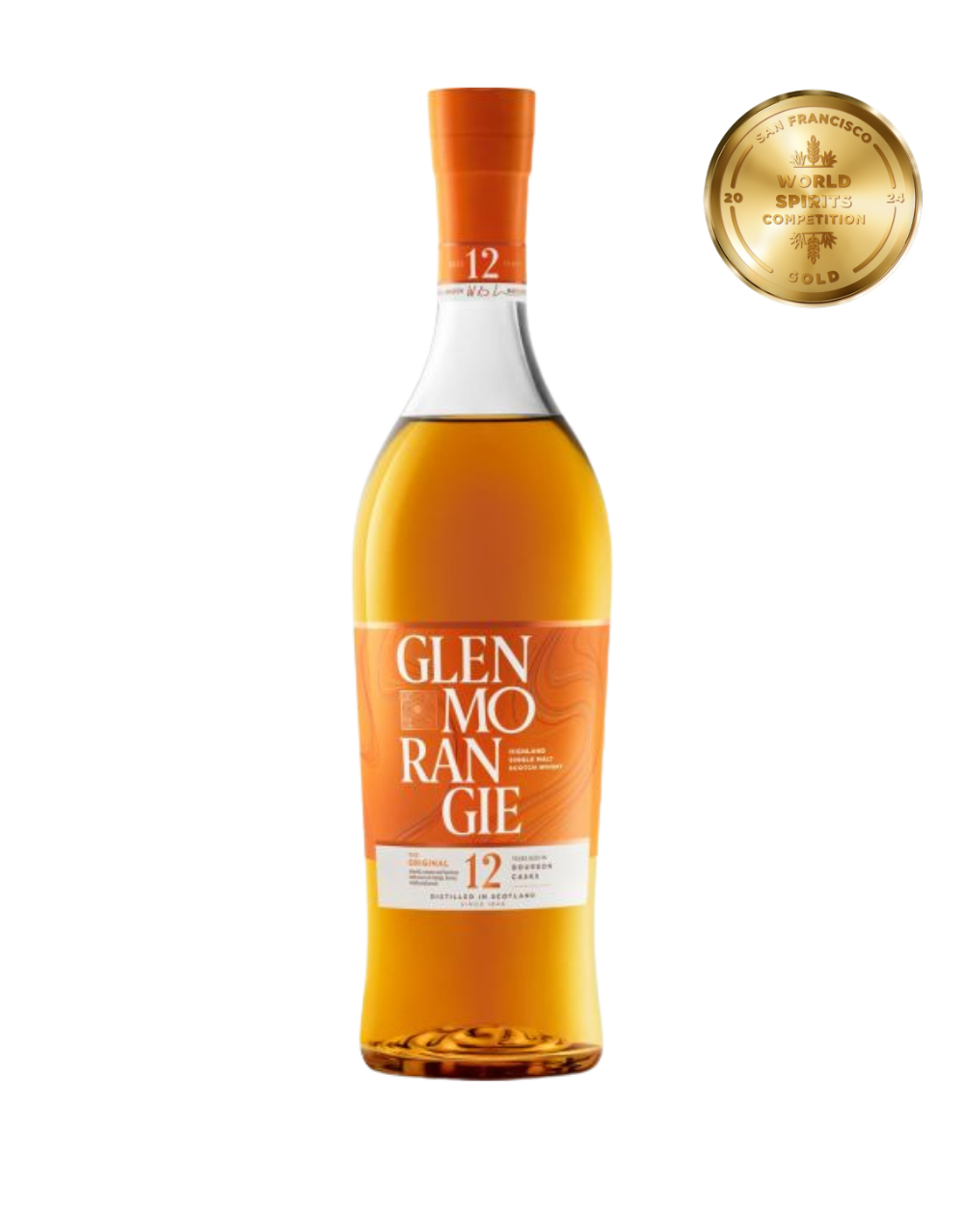 GLENMORANGIE THE ORIGINAL 12 YEARS OLD SINGLE MALT SCOTCH WHISKY