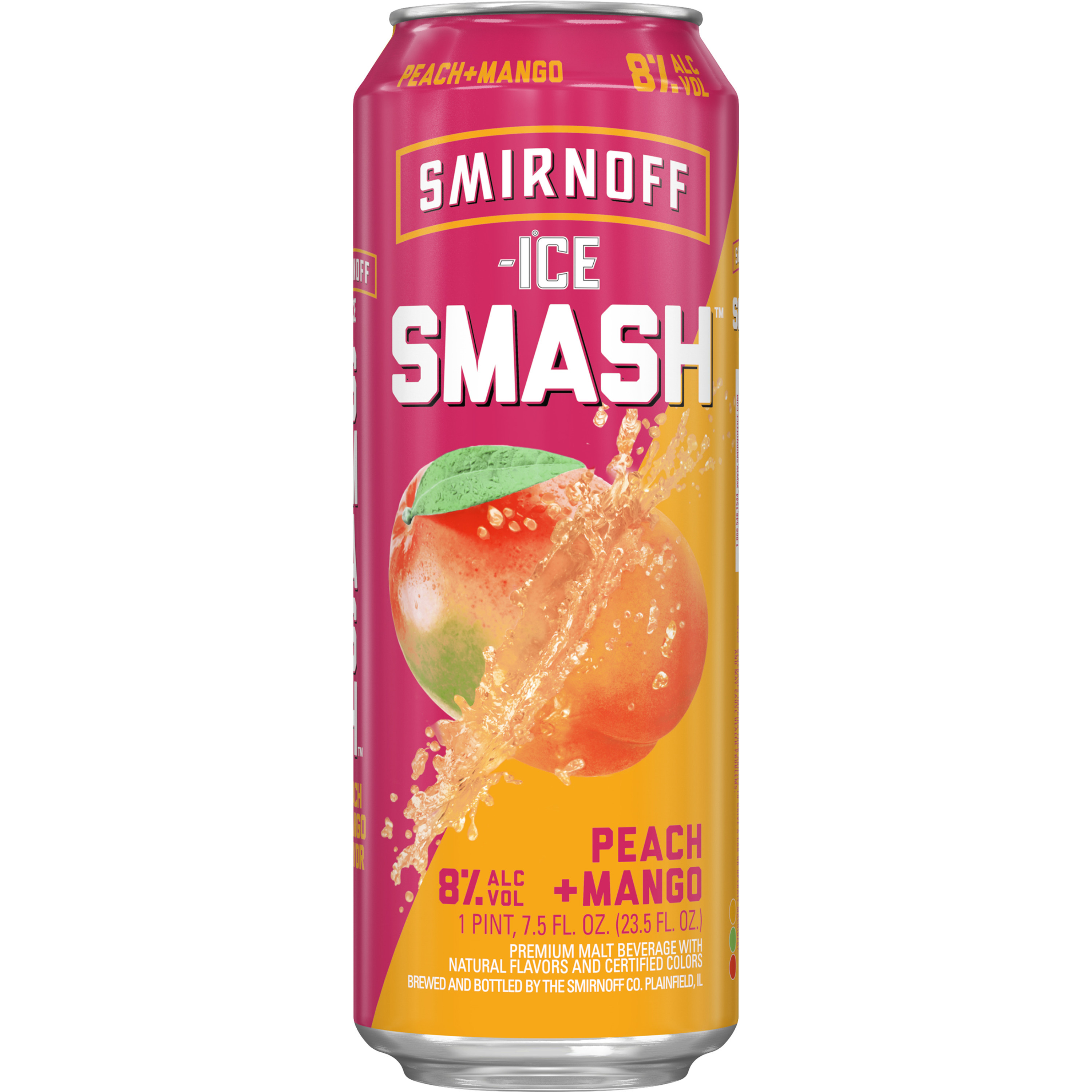 Smirnoff Ice Flavored Malt Beverage Peach + Mango Smash