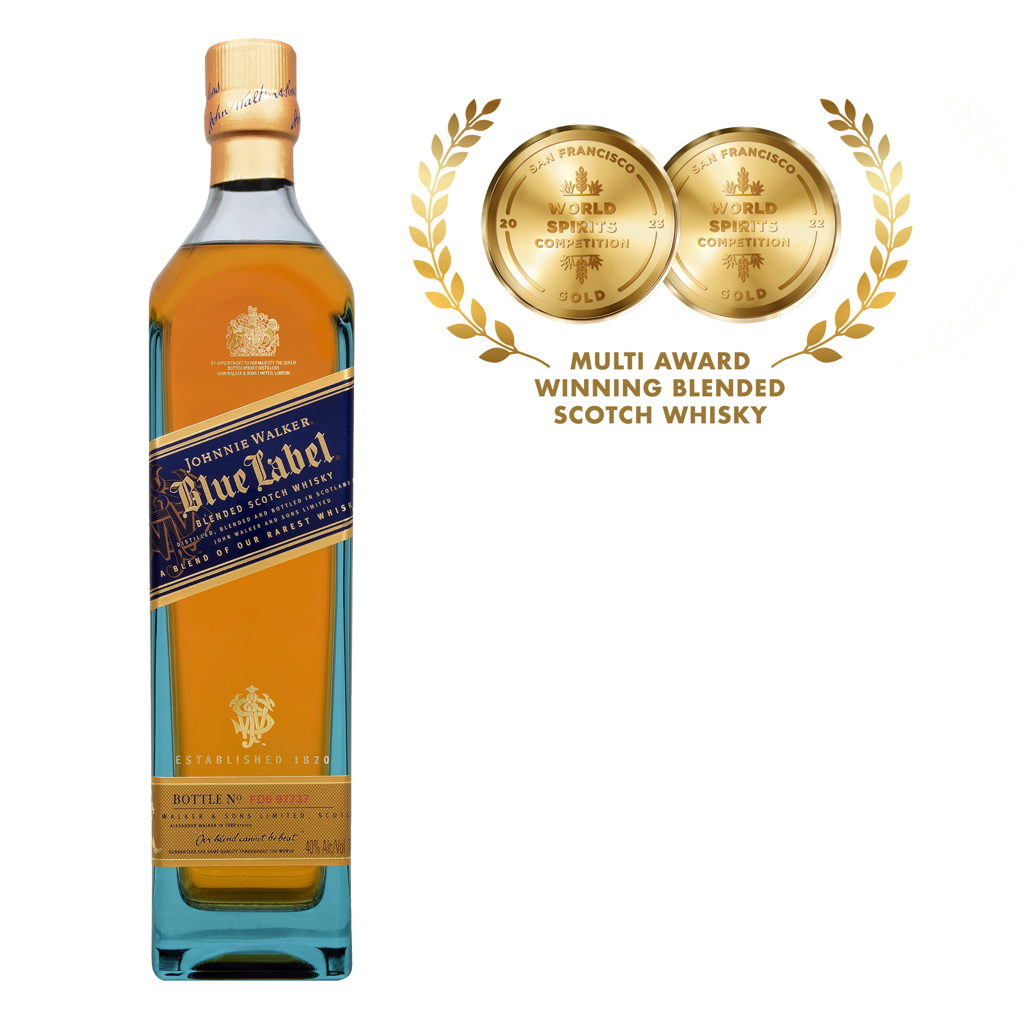 Johnnie Walker Blue Label Blended Scotch Whisky, New York Edition