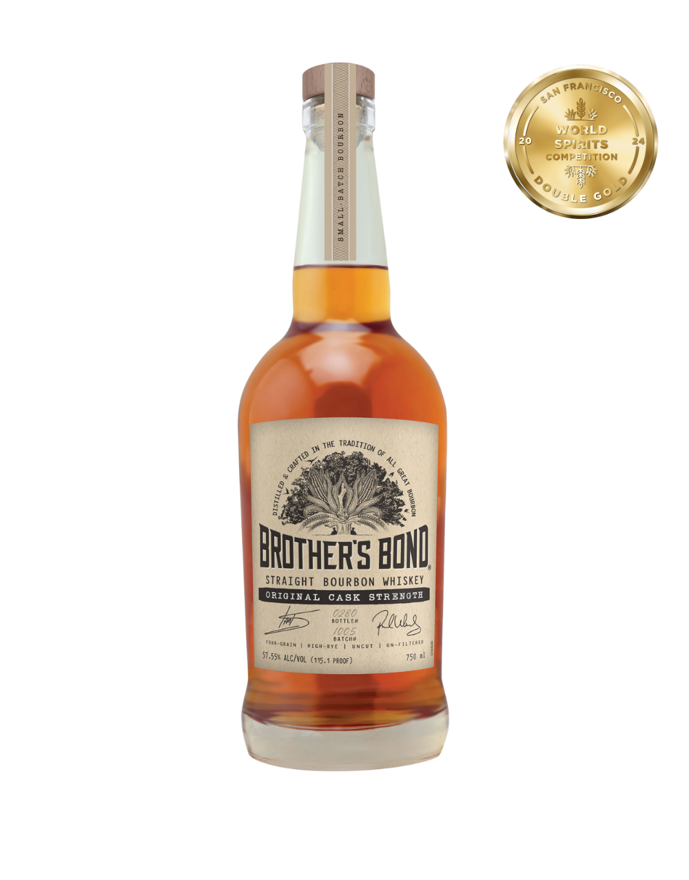 BROTHER'S BOND STRAIGHT BOURBON WHISKEY ORIGINAL CASK STRENGTH