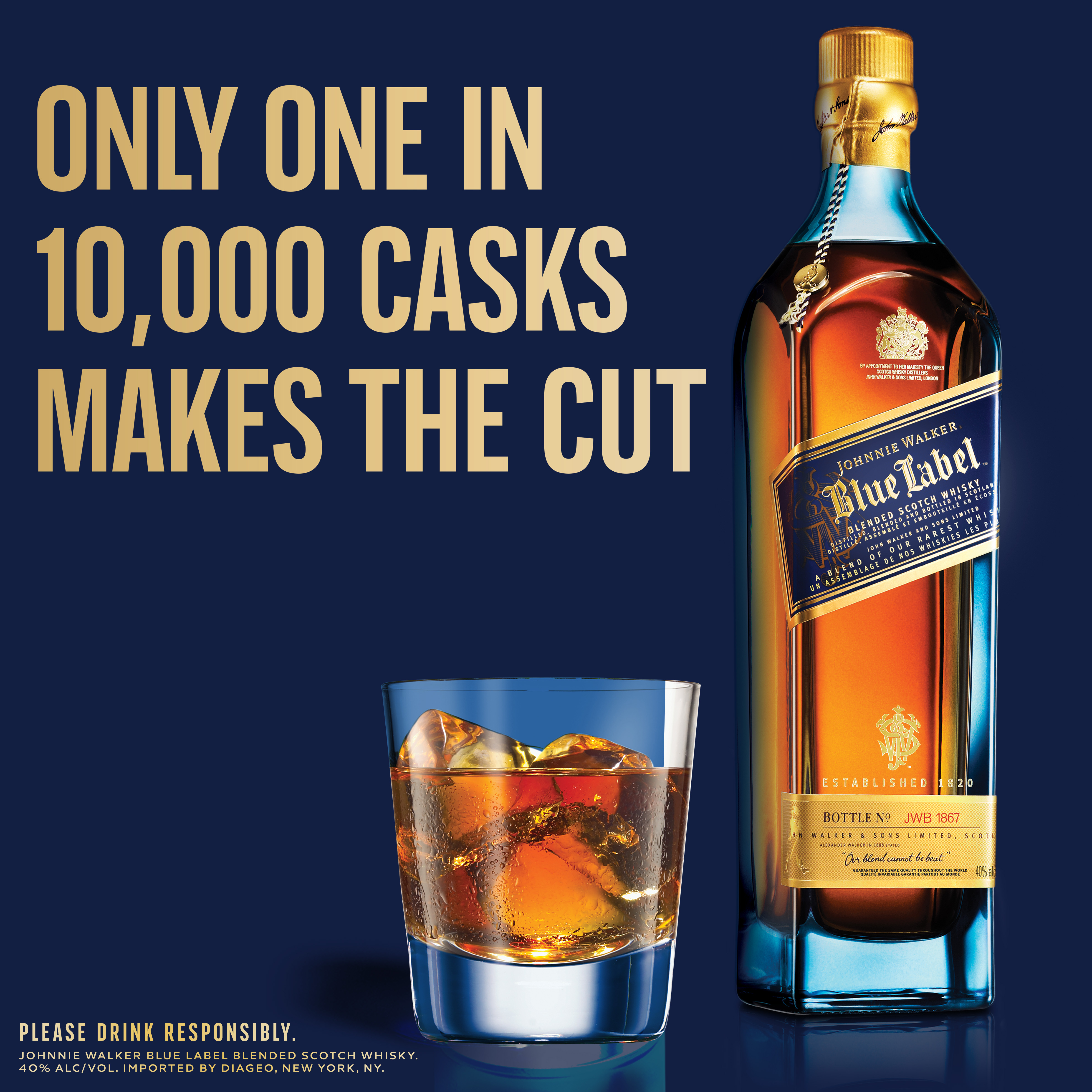 Johnnie Walker Blue Label Blended Scotch Whisky, Limited
