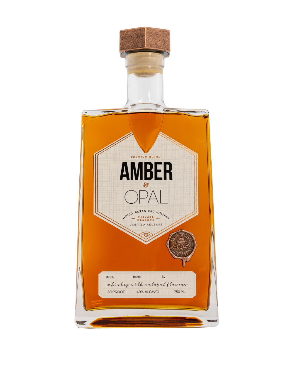 AMBER & OPAL HONEY BOTANICAL WHISKEY