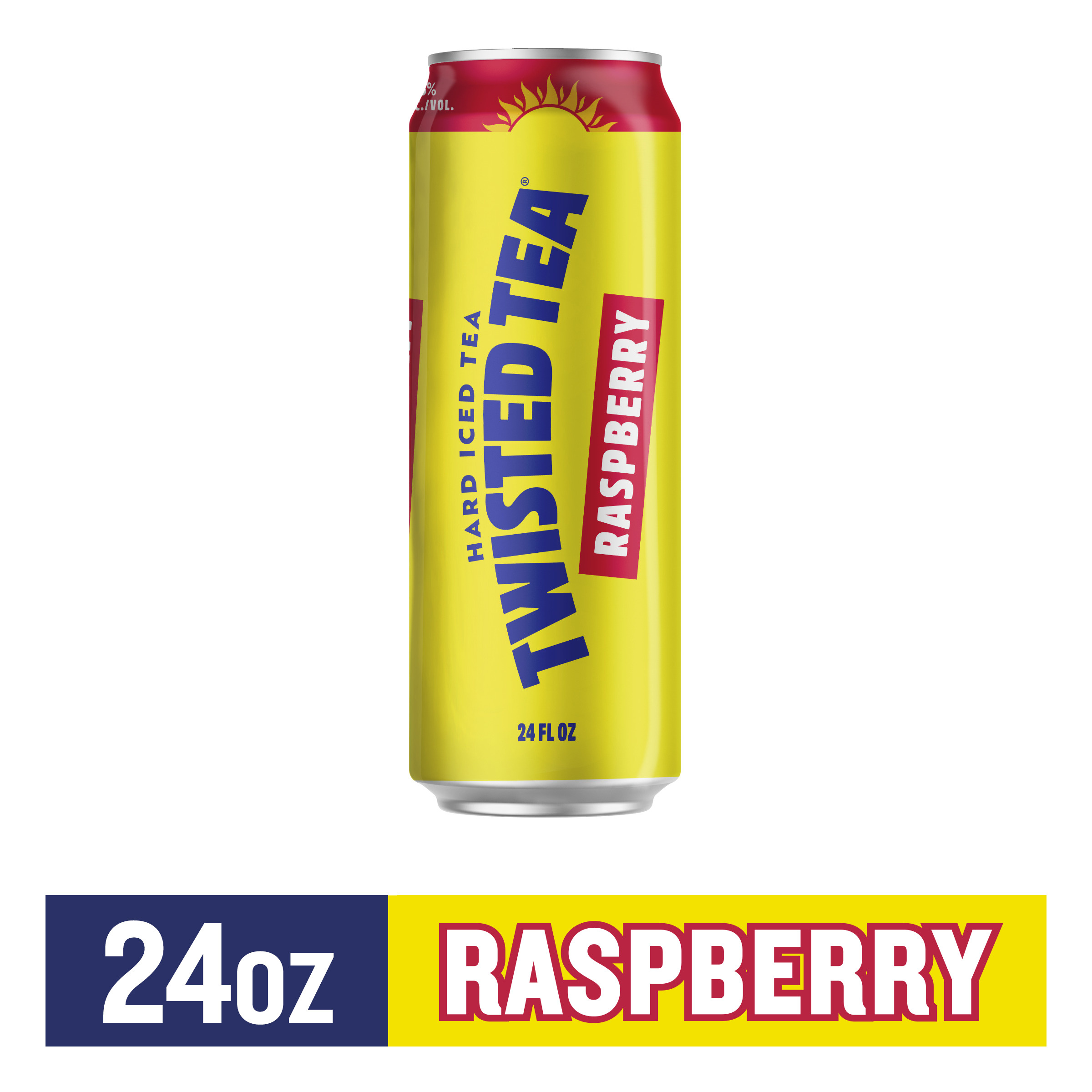 TWISTED TEA FLAVORED MALT BEVERAGE RASPBERRY HARD ICE TEA